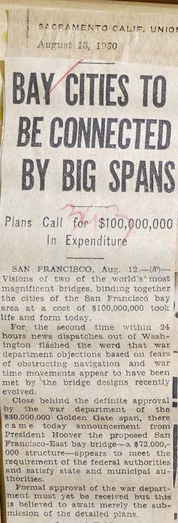 Bridging the Gate - Bay Cities Connected