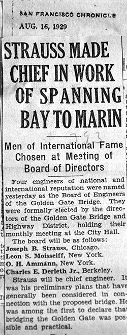 Engineering the Design - Strauss made Chief